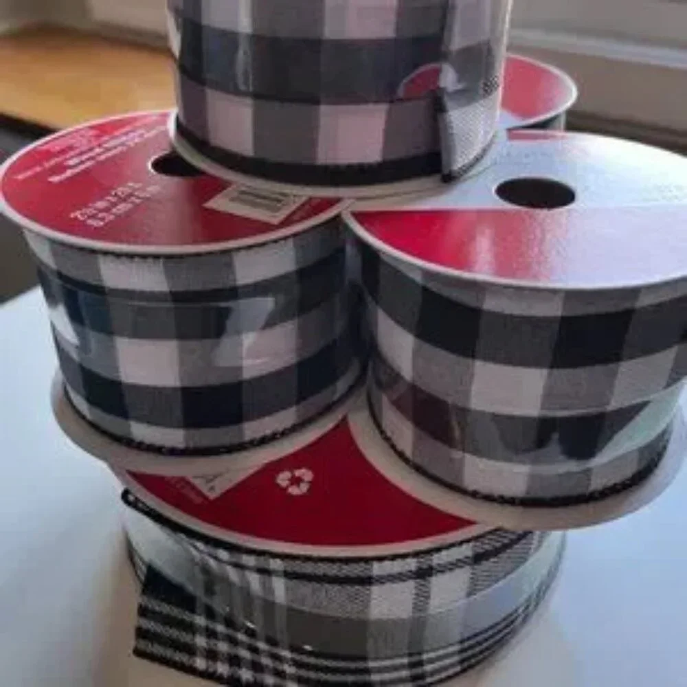 Wired Fabric Ribbon‎ (1 jumbo roll / 4 standard rolls) (NEW) (p/s)